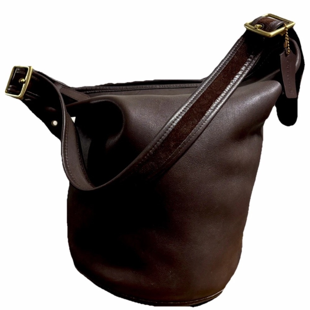 Coach Vintage XL Duffle Feed Sac 9085- Mahogany Cowhide Leather